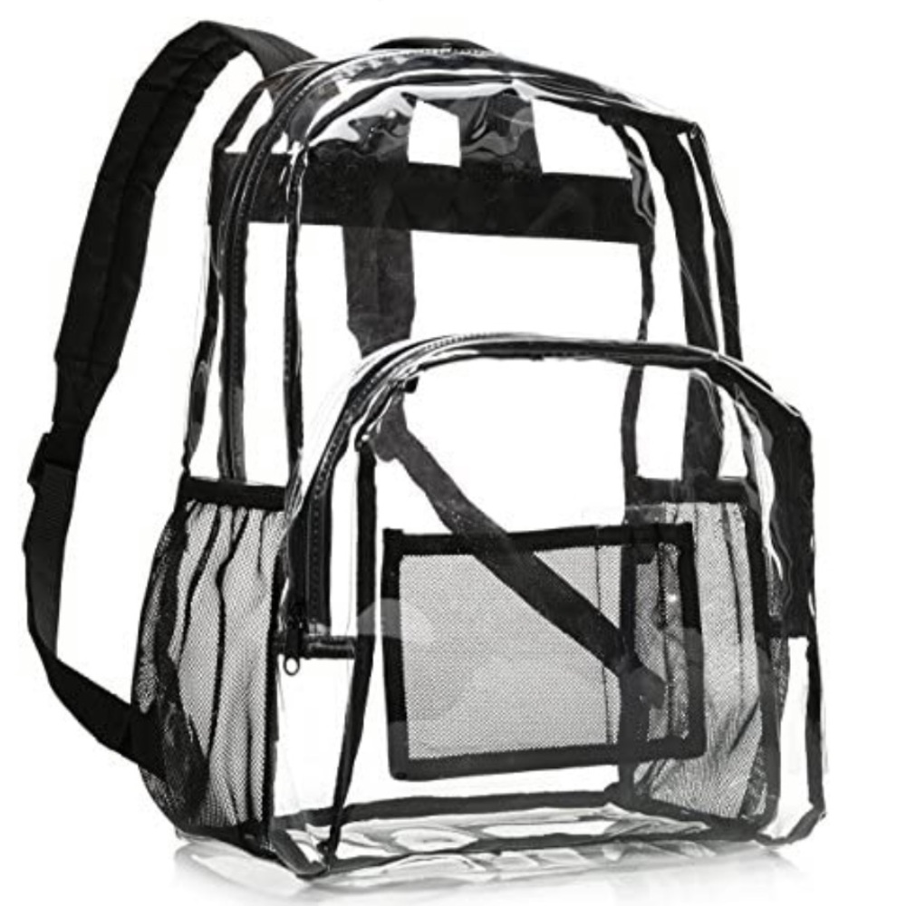 Clear backpack